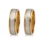 Aliança de noivado e casamento