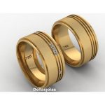 Aliança de noivado e casamento