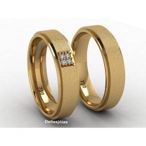 Aliança de noivado e casamento
