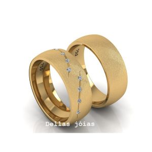 Aliança de noivado e casamento