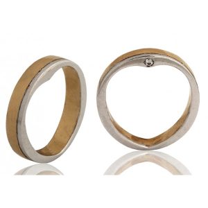 Aliança de noivado e casamento