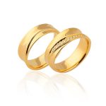 Aliança de noivado e casamento