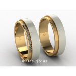 Aliança de noivado e casamento