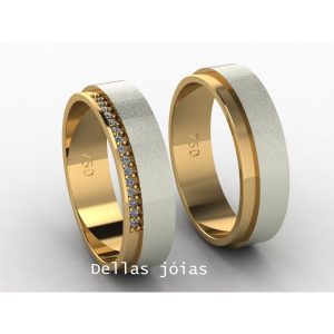 Aliança de noivado e casamento