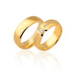 Aliança de noivado e casamento