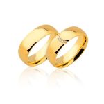 Aliança de noivado e casamento