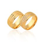 Aliança de noivado e casamento
