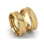 Aliança de noivado e casamento